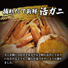 画像をギャラリービューアに読み込む, 【兵庫/浜坂港】松葉ガニかにすきセット(冷凍) 約650g(約2~3人) ダシ1本付 11月10日以降順次出荷