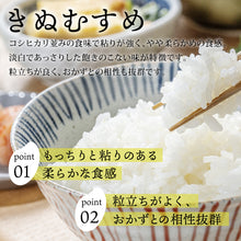 画像をギャラリービューアに読み込む, 【鳥取県産】因幡の白兎米 きぬむすめ 令和7年度産 精米済 10kg(5kg×2袋)