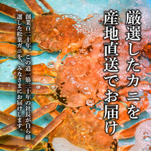 画像をギャラリービューアに読み込む, 【兵庫/浜坂港】<訳あり>ボイル松葉ガニ(冷凍) 足折れ1本あり 11月10日以降順次出荷
