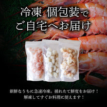 画像をギャラリービューアに読み込む, 鳥取県産 冷凍 甘エビ ガラエビ 猛者エビ むきエビ(生食可) 3種セット