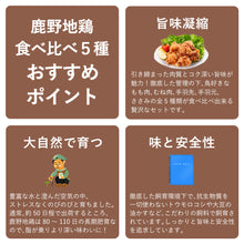 画像をギャラリービューアに読み込む, 【鳥取県産】鹿野地鶏食べ比べ5種類セット(冷凍)