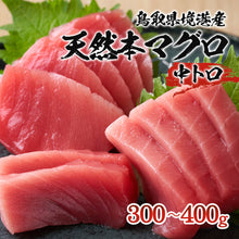 画像をギャラリービューアに読み込む, 【境港産】 天然本マグロ(黒マグロ) 中トロ 300~400g 6月30日注文締切