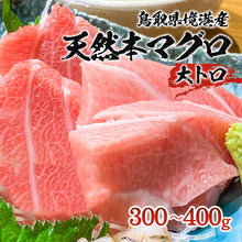 画像をギャラリービューアに読み込む, 【境港産】 天然本マグロ(黒マグロ) 大トロ 300~400g 6月30日注文締切