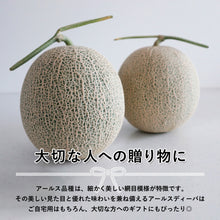 画像をギャラリービューアに読み込む, 【北栄町産】アールスディーバ 2玉セット（2kg前後/1玉）

