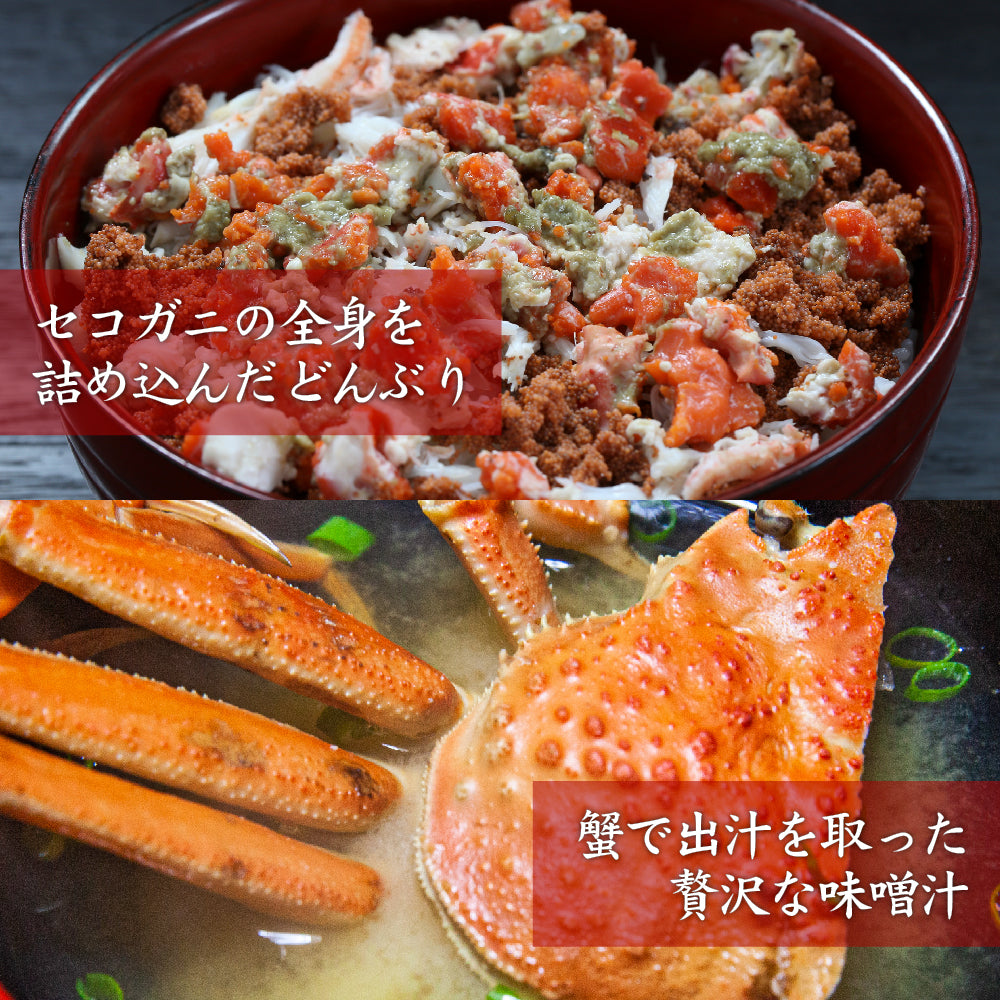 鳥取/網代港】＜訳あり＞親ガニ(セコガニ) 1kgセット(5～8枚入り) 足