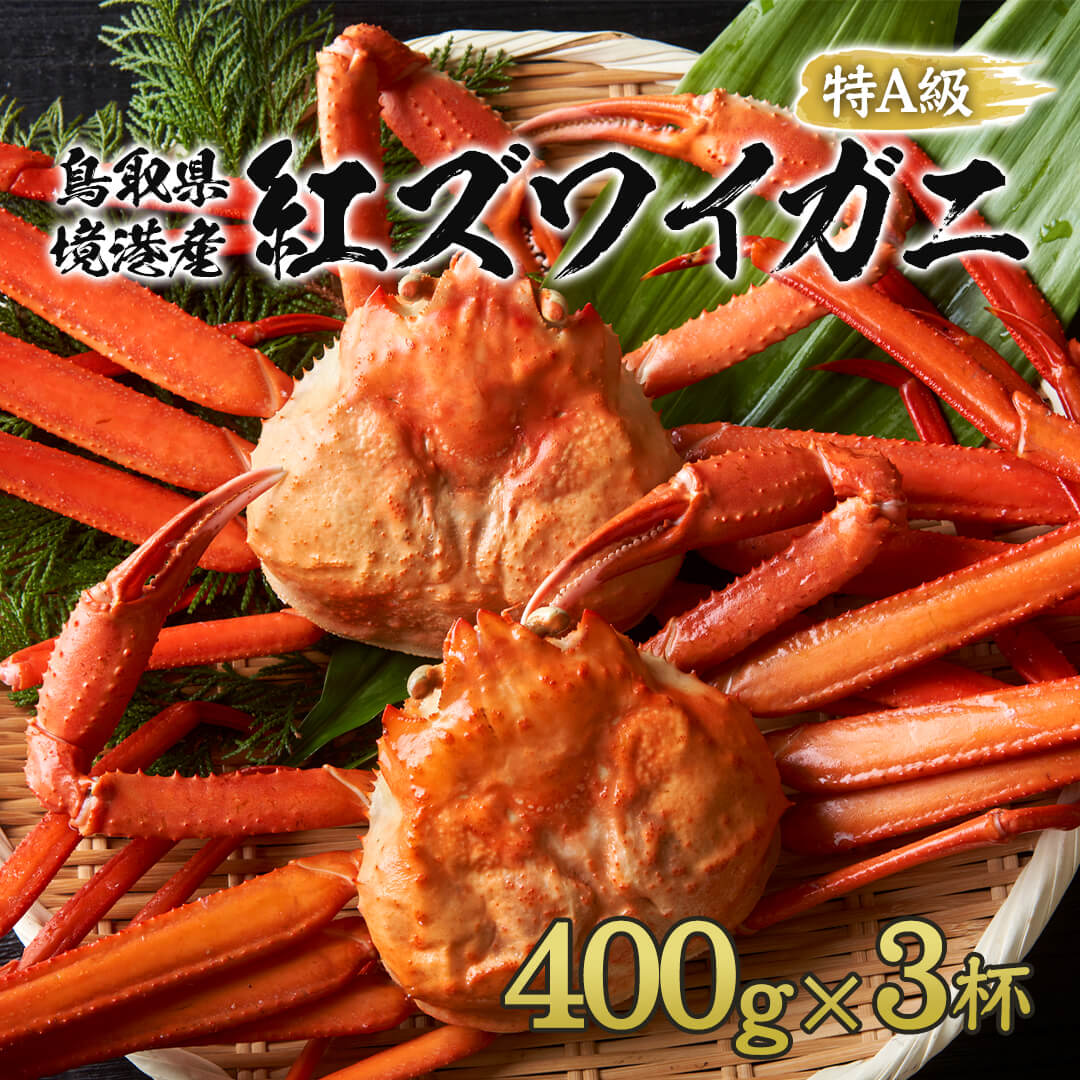 《送料無料》【訳あり】鳥取県産 ボイル 紅ズワイガニ A級(訳あり) 1.5kg箱詰め – さんチョク